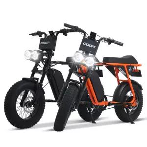 엑스트랙 몬스터 쿱 COOP 자토바이 850W 팻바이크 PAS 스로틀 전기자전거 48V 10Ah