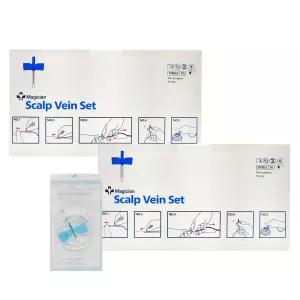 매지션 나비침 23G/24G/25G 1박스(100개입) X 2개 피하수액 스칼프 나비 체혈 니들