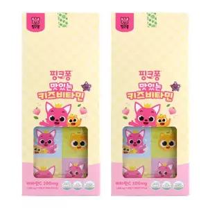 핑크퐁 맛있는 데일리 키즈 비타민캔디 (대용량 250정) 개별포장 2개