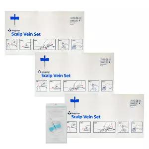 매지션 나비침 23G/24G/25G 1박스(100개입) X 3개 피하수액 스칼프 나비 체혈 니들