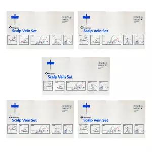 매지션 나비침 23G/24G/25G 1박스(100개입) X 5개 피하수액 스칼프 나비 체혈 니들