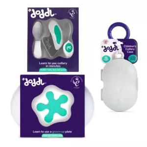 도들 유아식기 케이스 플레이트 이유식 세트 아쿠아