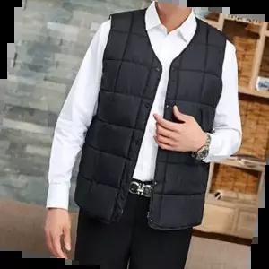 이너베스트 신사 안감 경량 조끼 이너 기모 회사원 정장