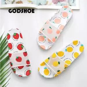 [갓슈] 프루트 슬리퍼 패턴슬리퍼 과일슬리퍼 (S6054104)