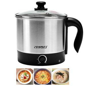 리빙센스 라면포트 1.7L 멀티 전기 포트 라면 조리기 쿠커 냄비