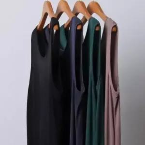 [오노마] ONM 라운드넥 307I884S 빅사이즈 민소매 원피스 스판 (S11879555)