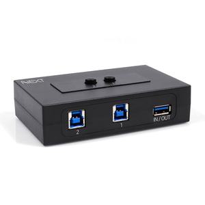 넥스트유 2:1 USB3.0 선택기 프린터 공유기 스위치 셀렉터 쉐어링 양방향