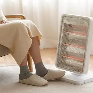 휴앤봇 전기 발난로 미니 가정용 HNB-3Q1200W 소형 석영관 스토브 사무실 히터