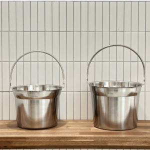 젖병삶는냄비 스텐버켓 열탕소독 인덕션 들통 잼팟 양동이 행주삶는냄비 스텐버켓_미듐 1개