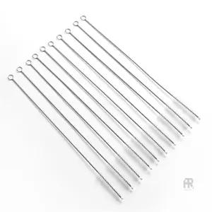 파라스토어 스테인리스 빨대 세척솔 10P세트 29CM 빨대닦이