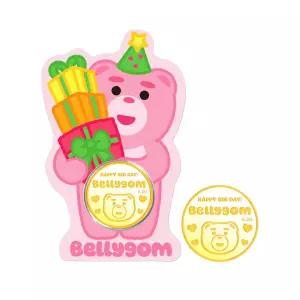 해피데이 벨리곰 골드바 0.2g