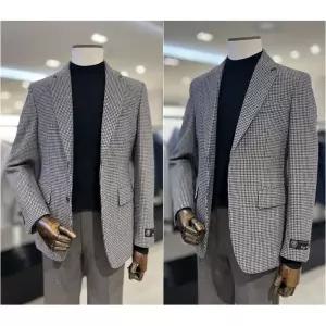 [롯데백화점]레노마 25년 F/W 신상 가을/겨울 프리미엄 수입원단 모직자켓 RRDIBJ91A EK3653