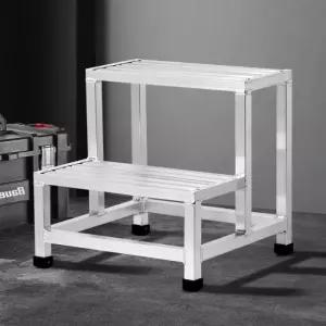 알루미늄 계단 발판 2단 작업용 튼튼한 사다리 (WFK66AX)