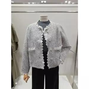 [NS홈쇼핑][이프네]레이스 라운드 니트 자켓(DP8CJK16)[35575189]