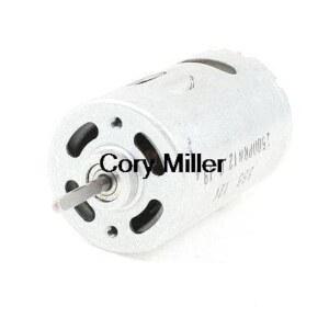 12V 50mA 2500RPM 2핀 커넥터 원통형 영구 자석 DC 모터