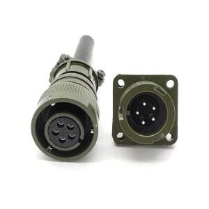 GXMRHWY 밀리터리 사양 커넥터 베이오넷 시리즈 5핀 MS3106A14S-5 암 플러그 및 MS3102A14S-5 수 소켓