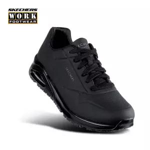 스케처스 우노 미끄럼방지 데일리워크화 블랙