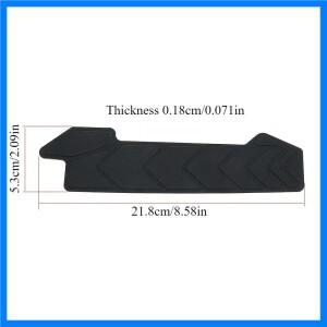 1PC 자전거 체인 가드 스티커 - MTB/도로 자전거용 PVC 오일 방지 및 긁힘 방지 필름 도구가 필요 없는 설