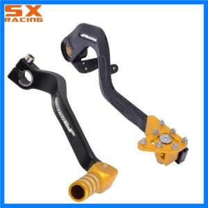 오토바이 CNC 기어 시프트 레버 풋 브레이크 레버 페달 스즈키 DRZ400S DRZ400SM DRZ400E DRZ 400S 400SM 4