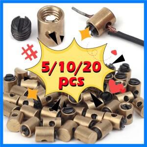 오토바이 스로틀 케이블 코어 브레이크 볼트 핀 신제품 골드 컬러 자전거 스로틀 케이블 브레이크 스톱 볼