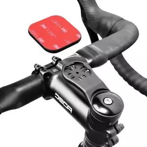 자전거 홀더 MTB 도로 자전거 줄기 상단 캡 컴퓨터 브래킷 GPS 마운트 범용 Garmin 백 스티커 사이클링 액