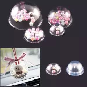 투명반구 PVC소재 오너먼트 투명소형오너먼트 10개입투명공예 (WFJ7B8G)