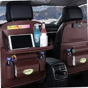 차량용 시트백 정리함 킥매트 포켓 보관함