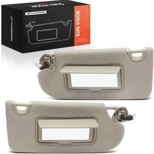 닛산 알티마 2013 2014 2015 2016 2017 2018과 호환되는 A-프리미엄 운전석 및 조수석 선바이저 - 베니티