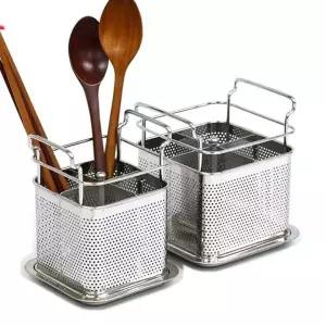 대흥 타공 스텐27종 다용도통 사각수저통-대 (WFK9OCI)