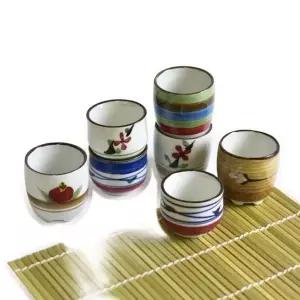 오색소주잔세트 8P 노빌타 오색 소주잔세트 (WFK9TT5)