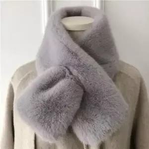 따듯해 부드러운 목도리 여자 숏 캐주얼 쁘띠 머플러 털 방한 (WFK9G3I)