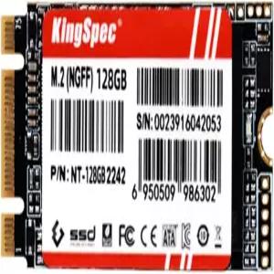 KingSpec NT 시리즈 128GB M.2 2242 SATA SSD - 울트라북 노트북 데스크톱용 NVMe 소켓 3 6Gb/s 내장