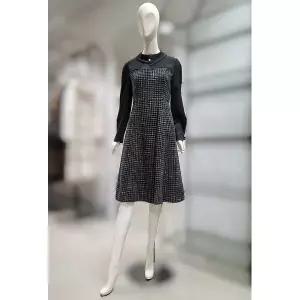 [하프클럽/]MARIOSI진주 포인트 플레어 원피스SFOAX2517c