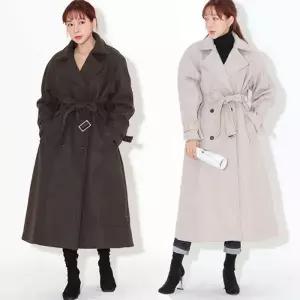 핸드메이드 디자이너 오버핏 겨울코트