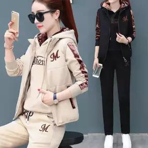 [로즈엘리][3종세트] M로고 기모 트레이닝세트