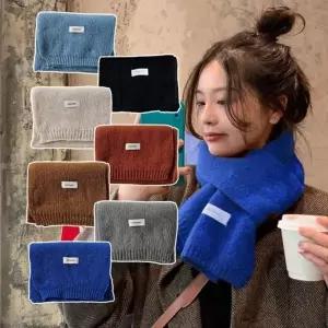 [하프클럽/]따뜻한 니트 워머 쁘띠 목도리 페이스 마스크 스카프