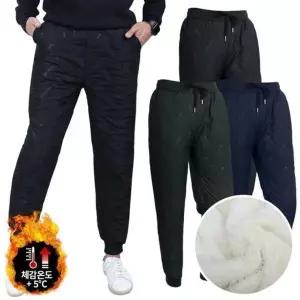 [하프클럽/]바지공장 방풍 밴드 패딩 방한 조거 팬츠