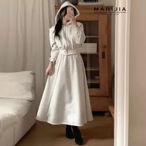 [마리지아]스터프 후드 집업 + 플레어 스커트 MSTB31074