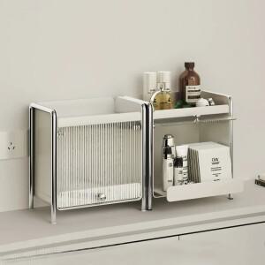 데스크탑  보관 캐비닛 화장품 상자 방진 머그잔 차 세트 커피 서랍 랙 조리대