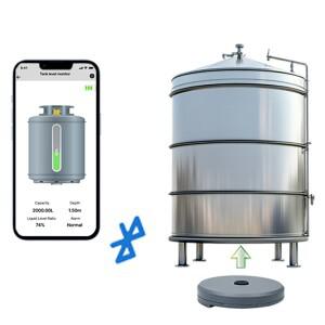 스테인리스 스틸 물탱크 메탈 오일탱크 자석 블루투스 앱 배터리 초음파 센서 알루미늄 플라스틱 및 폴리