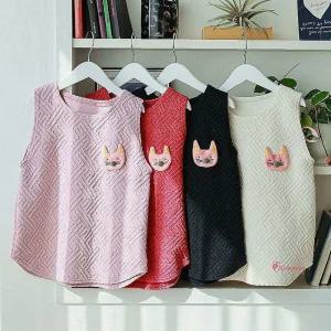 유아동 낮잠 어린이집 실내복 누빔 조끼lmn011