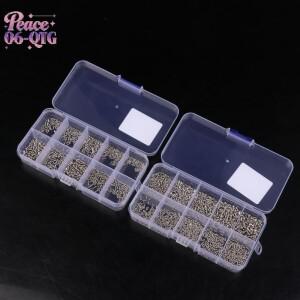 600/1200PCS 미니 소형 호환 십자형 메탈 나사 분류 키트 미니 소형 호환어처 셀프 태핑 DIY 액세서리