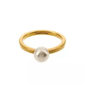 [판도라] 여성 타임리스 트리티드 프레쉬워터 컬처드 진주 실버 반지(163157C01)