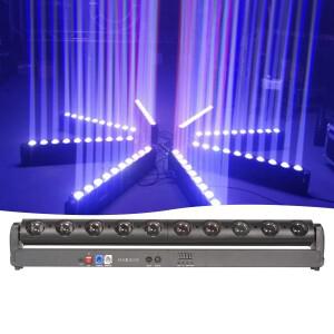 10x40W RGBW 무대 이동식 헤드 라이트 DMX 제어 사운드 활성화 LED 워시 빔 DJ 디스코 파티 웨딩 클럽용