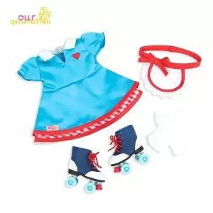 [하프클럽/]의상세트 인형 롤러스케이트 오지돌스