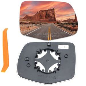 [미국배송] 2016-2022 혼다 파일럿 2017-2024 리지라인 2019-2024 패스포트 우측 후방 미러 교체 백킹 플레이트와 호환되는 베픽스 조수석 열선 글라스