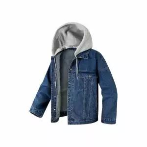 [하프클럽/해리슨]후드 탈부착 오버핏 청자켓 ICC1025