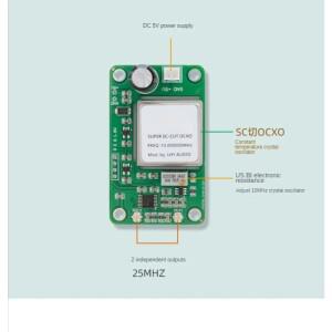 호환 10MHz-160MHz 주파수 업그레이드 sc 컷 ocxo 온도 조절기 크리스탈 클럭 보드 양방향 출력