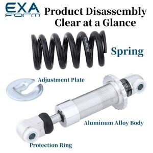 호환 EXAForm 리어 쇼크 업소버 KS 260 서스펜션 150 650파운드 스프링 XC/레크리에이션/MTB/접이식 자전거