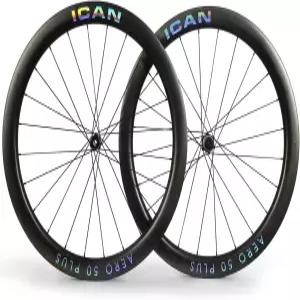 ICAN AERO플러스 디스크 40mm /50mm 1355g /1382g /1400g /1430g 카본 로드 바이크 휠셋 700C 브레이크